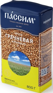 Крупа Гречневая Алтайская Пассим 800г
