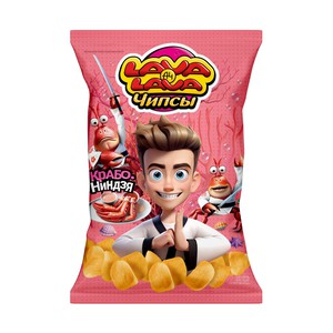 Чипсы "LAVA LAVA" Крабо-Ниндзя 50г