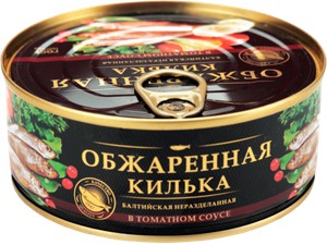 Килька в т/с За Родину обжаренная ключ 240г