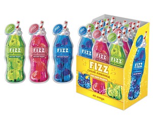 Пудра кислая FIZZ сухой лимонад в пакете с трубочкой 10 гр
