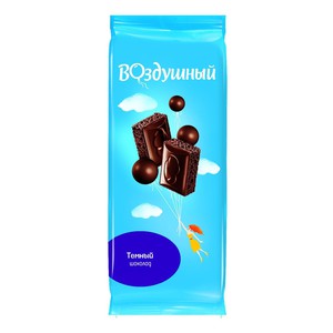 Шоколад Воздушный темный пористый 85-80 гр