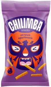 Кукурузные снеки "CHILIMBA" острые крылышки 30г