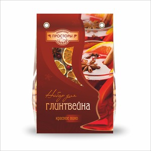 Набор для глинтвейна"Сибирские Просторы" Красное вино 38г