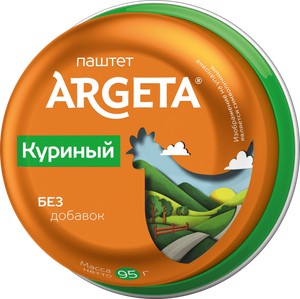 Паштет Аргета куриный 95г