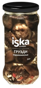 Грузди маринованные "Иска" 350г