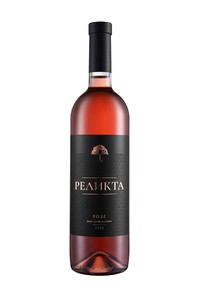 Вино сухое розовое Реликта Розе 12,5% 0,75л (Россия)