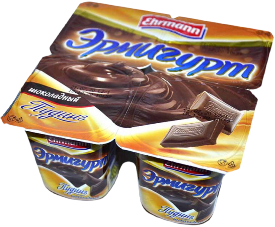 Пудинг Эрмигурт шоколадный 3,2% бзмж 100г