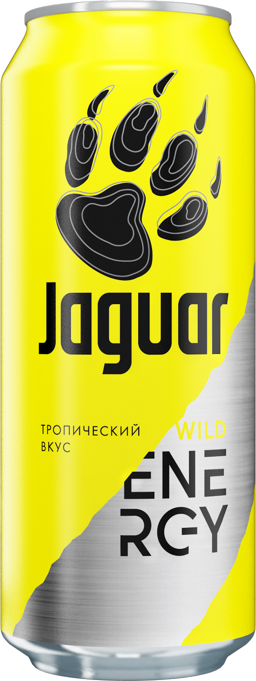 Напиток безалк. энергетический Дикий Ягуар газ. ж/б 0,5л купить и ...
