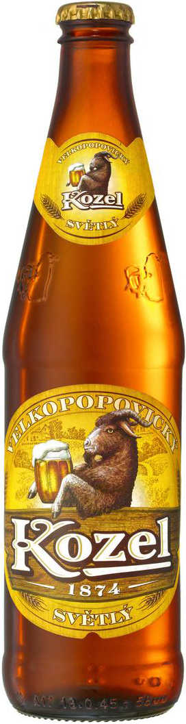 Пиво Велкопоповицкий Козел св. пастер. 4% ст. 0,45л