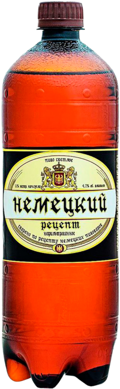 Пиво Немецкий рецепт нефильтр. св. 4,7% ПЭТ 0,92л