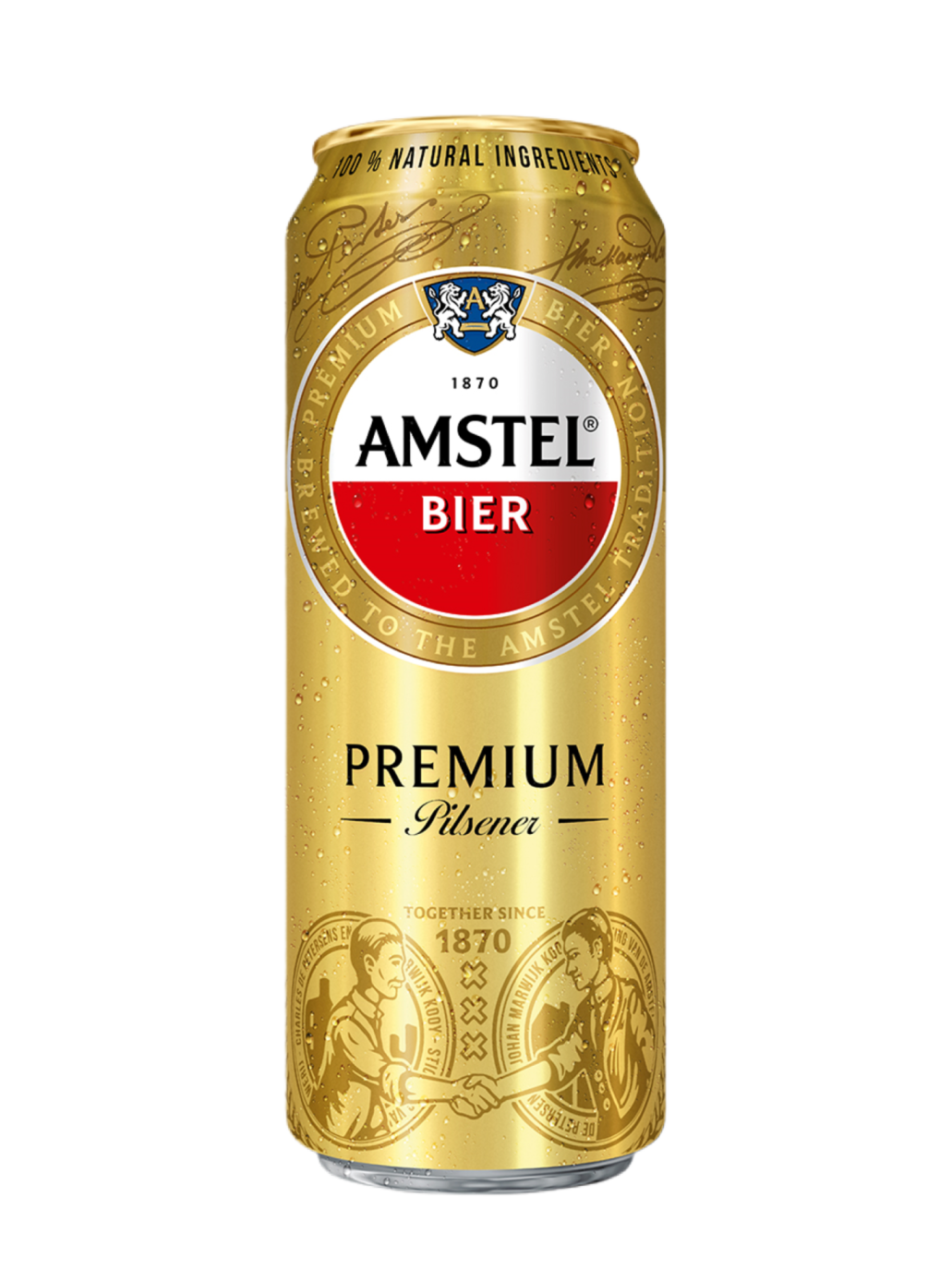Пиво Амстел Пилснер св. 4,8% ж/б 0,43л