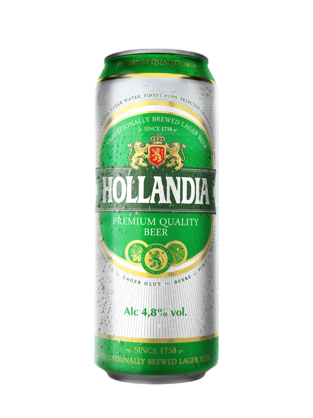 Пиво Голландия св. 4,8% ж/б 0,45л