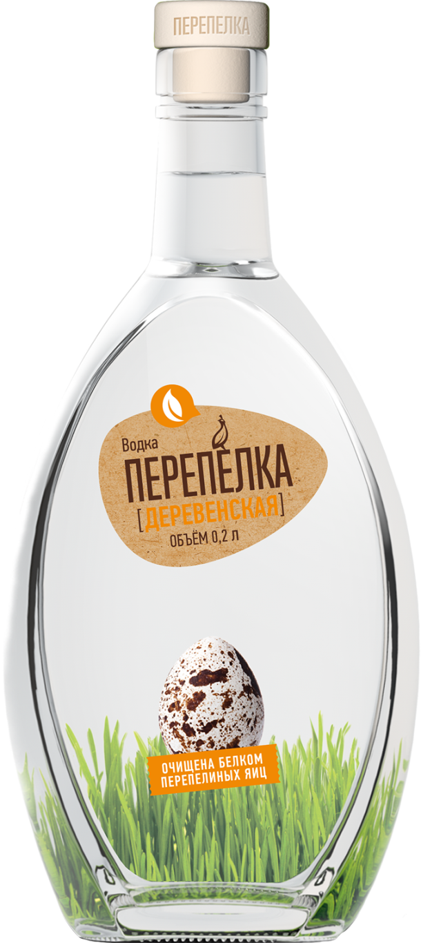 Водка Перепелка Деревенская 40% 0,2л купить и получить в любом магазине  Градусы