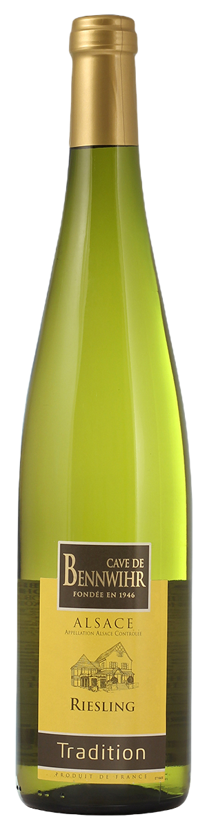 Вино Эльзас Кав де Бенвир Рислинг Традисьон бел. сух. 12% 0,75л