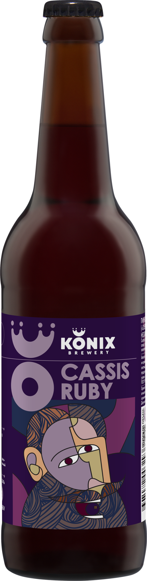 Пивной напиток Рубиновая Смородина нефильтр.7% ст. 0,5л
