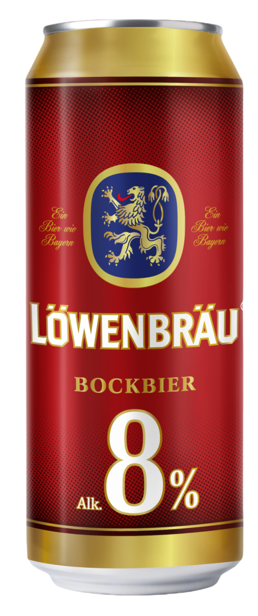 Пиво Ловенбрау Бокбир крепкое св. 8% ж/б 0,45л