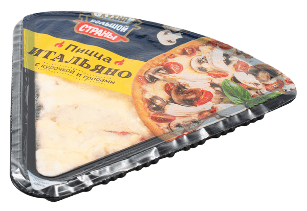 Пицца Итальяно Кухня Большой страны с курочкой и грибами 160г
