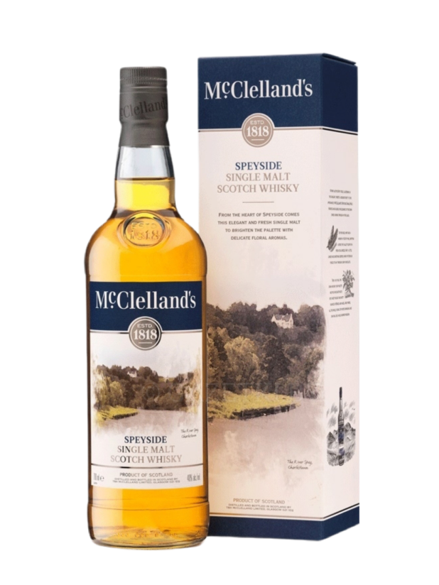 Виски Макклелландс Спайсайд 5 лет односолод. 40% 0,7л в п/у (Шотландия)
