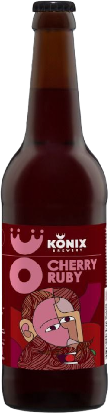 Пивной напиток Рубиновая Вишня нефильтр. 7% ст. 0,5л
