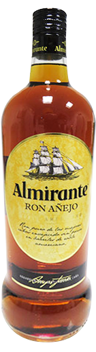 Напиток спиртной АЛМИРАНТЕ АНЬЕХО на основе выдержанного рома 37,5% 0,7л (Испания)