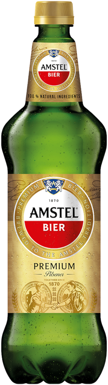 Пиво Амстел Премиум Пилснер св. 4,8% ПЭТ 1,25л