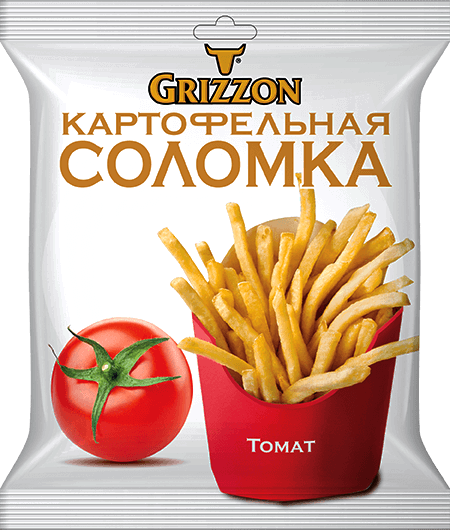 Соломка картофельная Grizzon со вкусом томата 40г