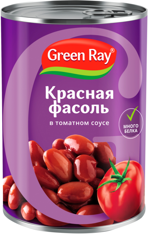 Фасоль Грин рей красная в т/с 425мл купить и получить в любом магазине ...