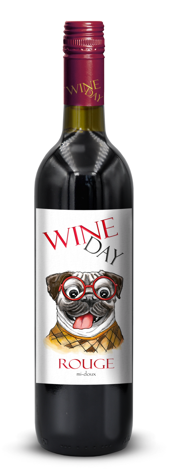 Вино Wineday кр. п/сл 12% 0,75л