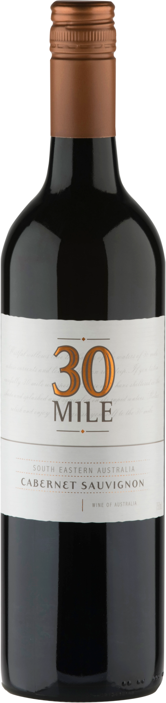 Вино 30 Майл Каберне Совиньон кр.сух. 14% 0,75л