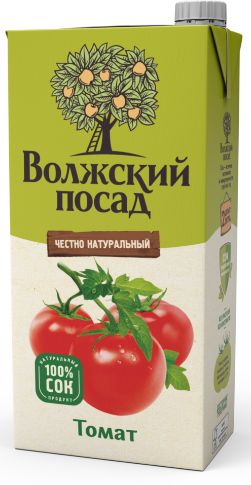Сок томатный Волжский посад 2л купить и получить в любом магазине Градусы