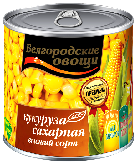 Кукуруза сахарная Белгородские овощи ГОСТ ж/б 400г
