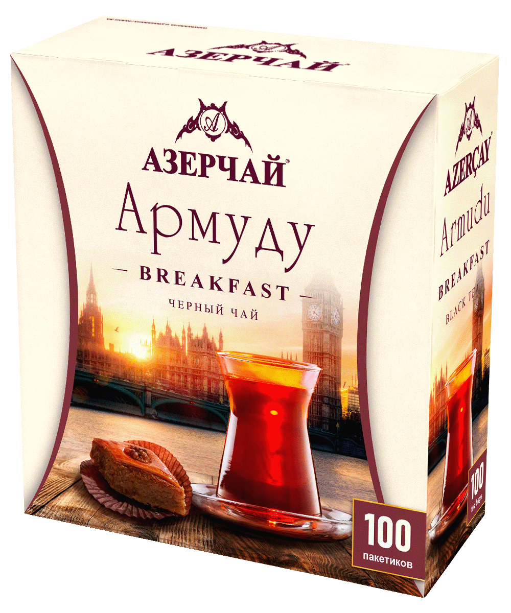 Чай черный Армуду Азерчай Брекфаст 100пак