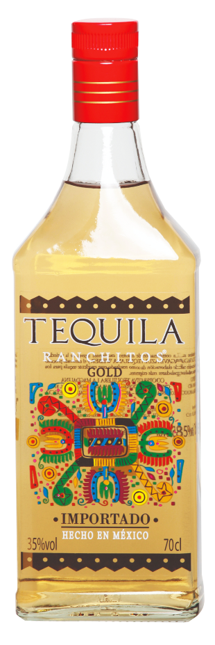 Текила Ранчитос Голд спиртной напиток 35% 0,7л (Мексика)