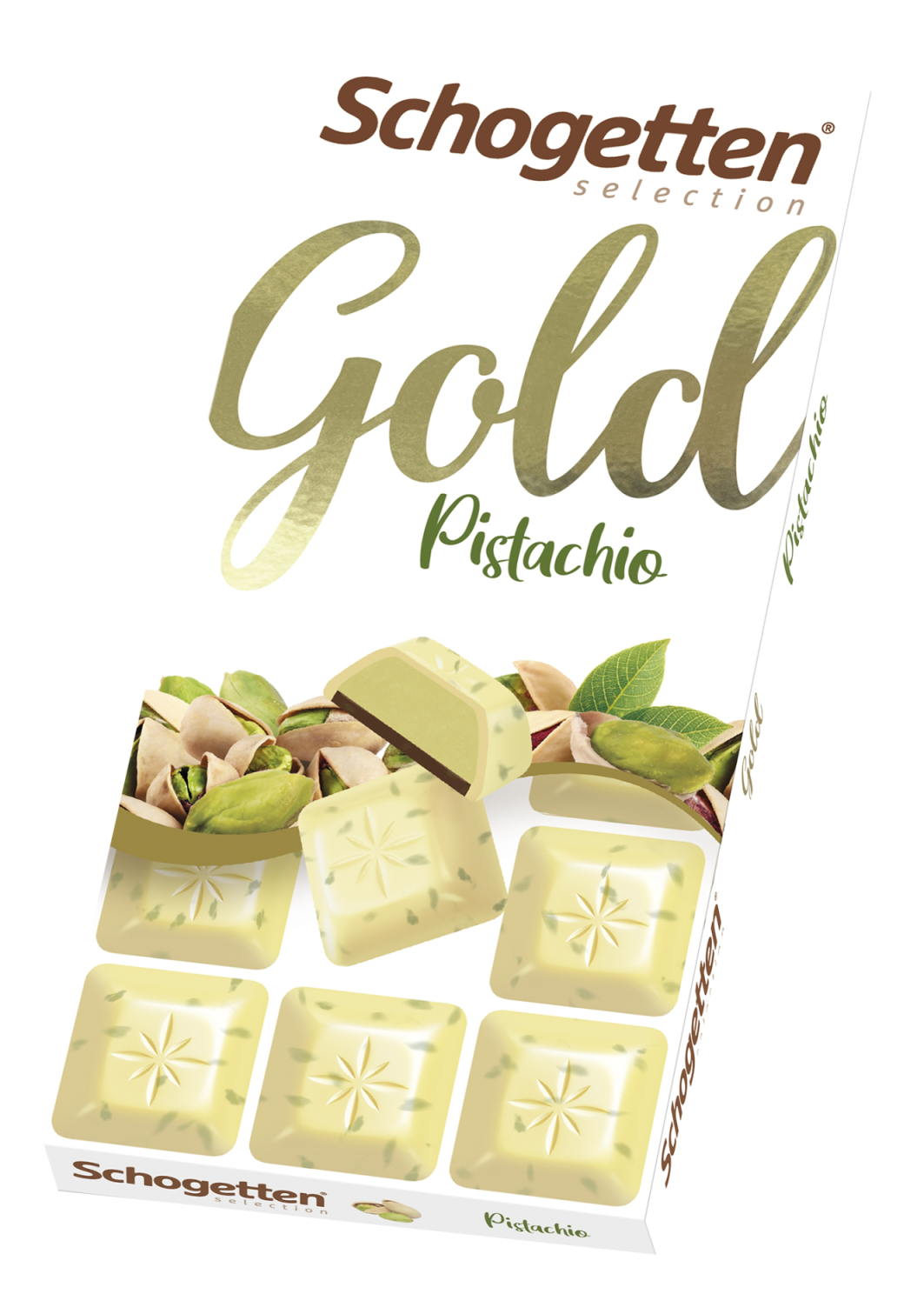 Шоколад белый Schogetten GOLD Pistachio 100г
