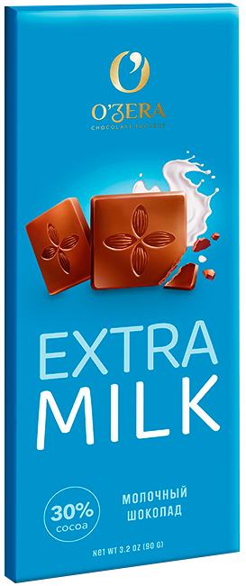Шоколад молочный  OZera Extra milk 90г