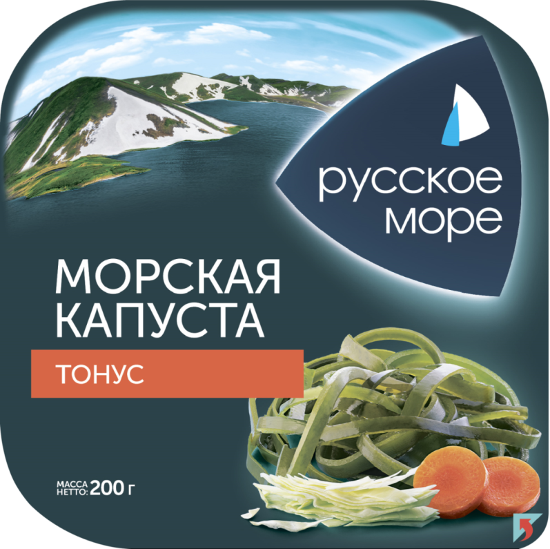 Салат из капусты морской маринованной Тонус «Русское море» 200г
