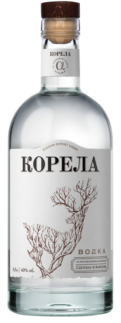 Водка КОРЕЛА 40,0% 0,5л