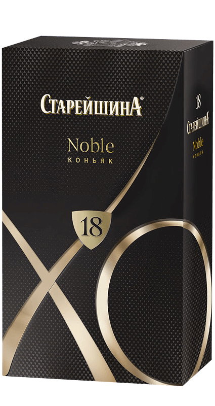 Коньяк Старейшина 18 лет Нобл 40% 0,5л п/у (Россия) заказать и забрать ...