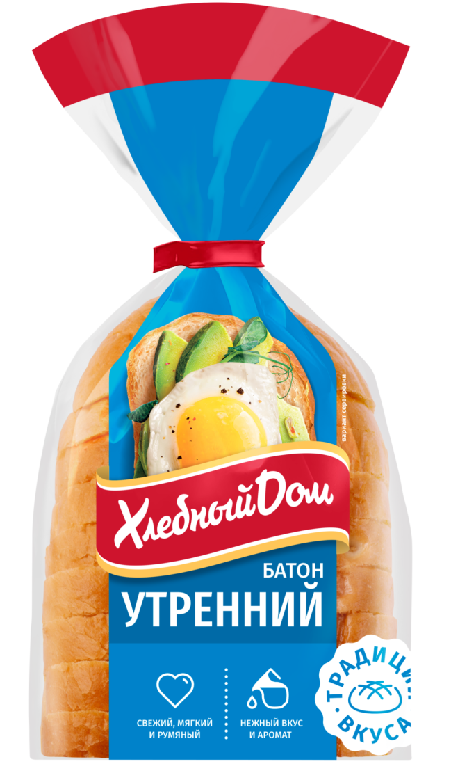 Батон Утренний в нарезке 200г (Коломенский ТД) заказать и забрать в ...