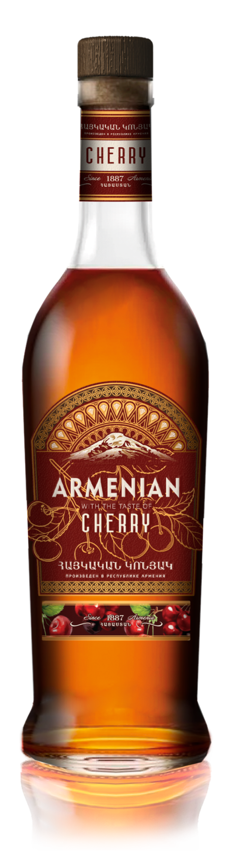 Бренди Вишневый Армянский Аркон нап.спирт.37,5% 0,5л (Армения)