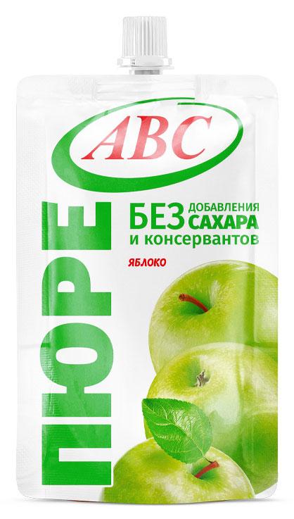 Пюре "ABC" яблочное 200г дой/пак